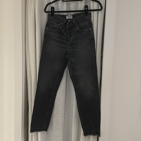 Agolde Jamie High Rise Grey Jean - Picture 6 of 9